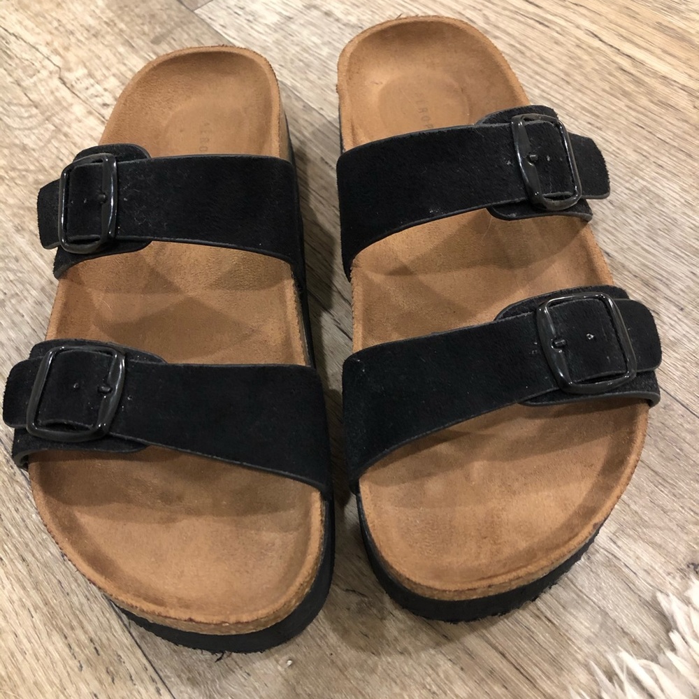 Platform sandals!